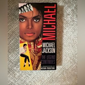 Michael Jackson The Legend Continues VHS Video
